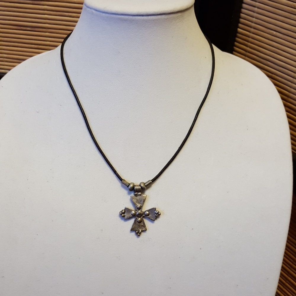 Silver cross Necklace
